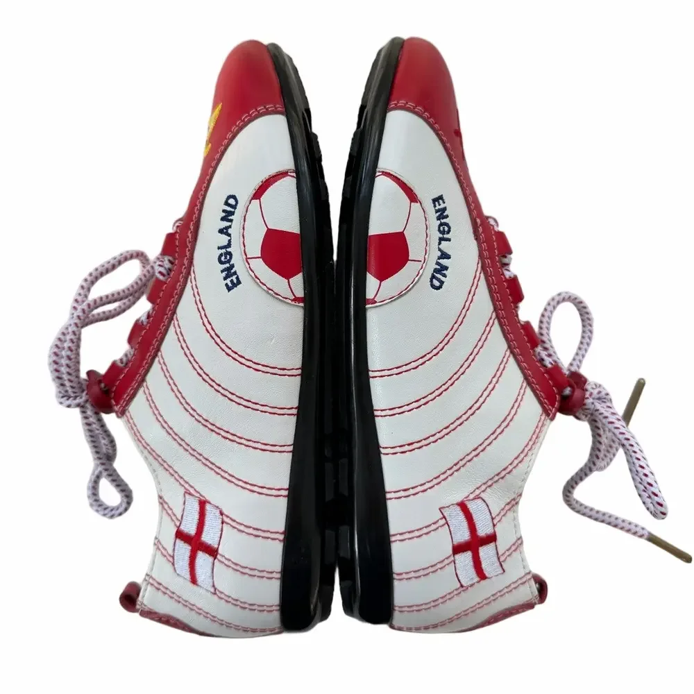 Tyrek FIFA Soccer Shoes Size 2.5 England 2014 Brazil World Cup Youth NEW Leather